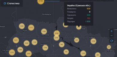 Антирекорд: На Сумщині – 24 нові випадки COVID-19