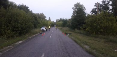 На Сумщині п’яний водій збив велосипедиста і залишив помирати на дорозі