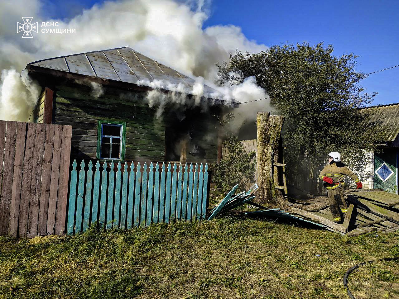 За минулу добу на пожежах травмовано двоє жителів Сумщини