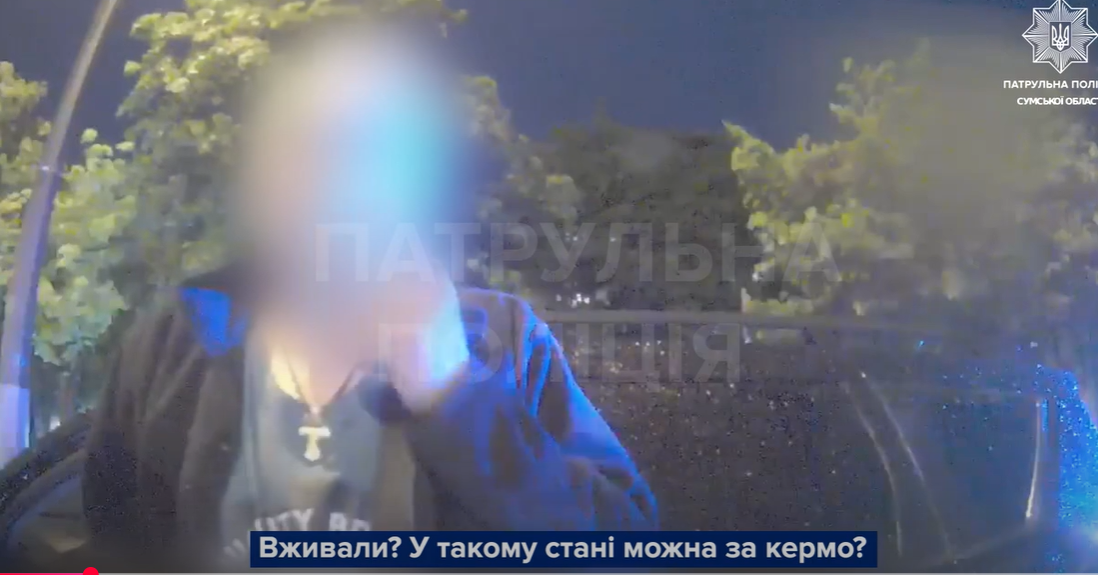 У Сумах затримали п’яного водія позашляховика: алкоголь зашкалював у 10 разів