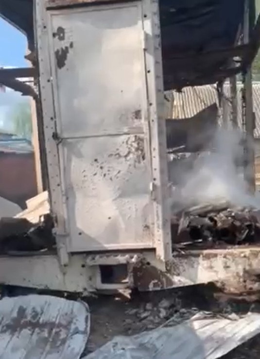 У Великій Писарівці внаслідок обстрілу знищено бюро ритуальних послуг