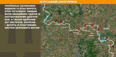 На Сумському напрямку українські захисники відбили 13 атак ворога