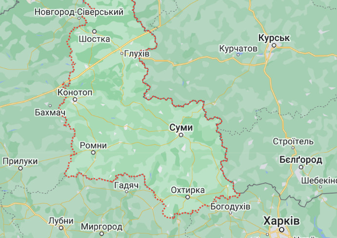 Ситуація на лінії фронту на Сумському напрямку 6 червня