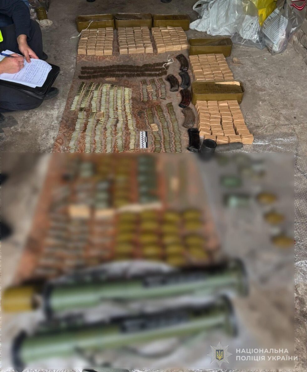 На Сумщині в рамках спецоперації вилучили арсенал зброї та боєприпасів