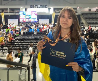 Сумчанка взяла призове місце на Олімпіаді геніїв
