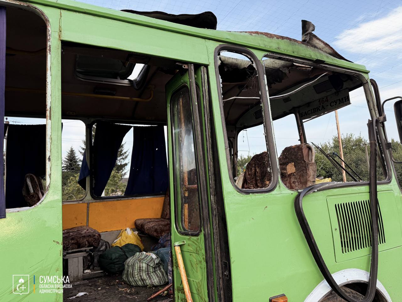 В автобусі, який атакували росіяни, перебувало 39 пасажирів