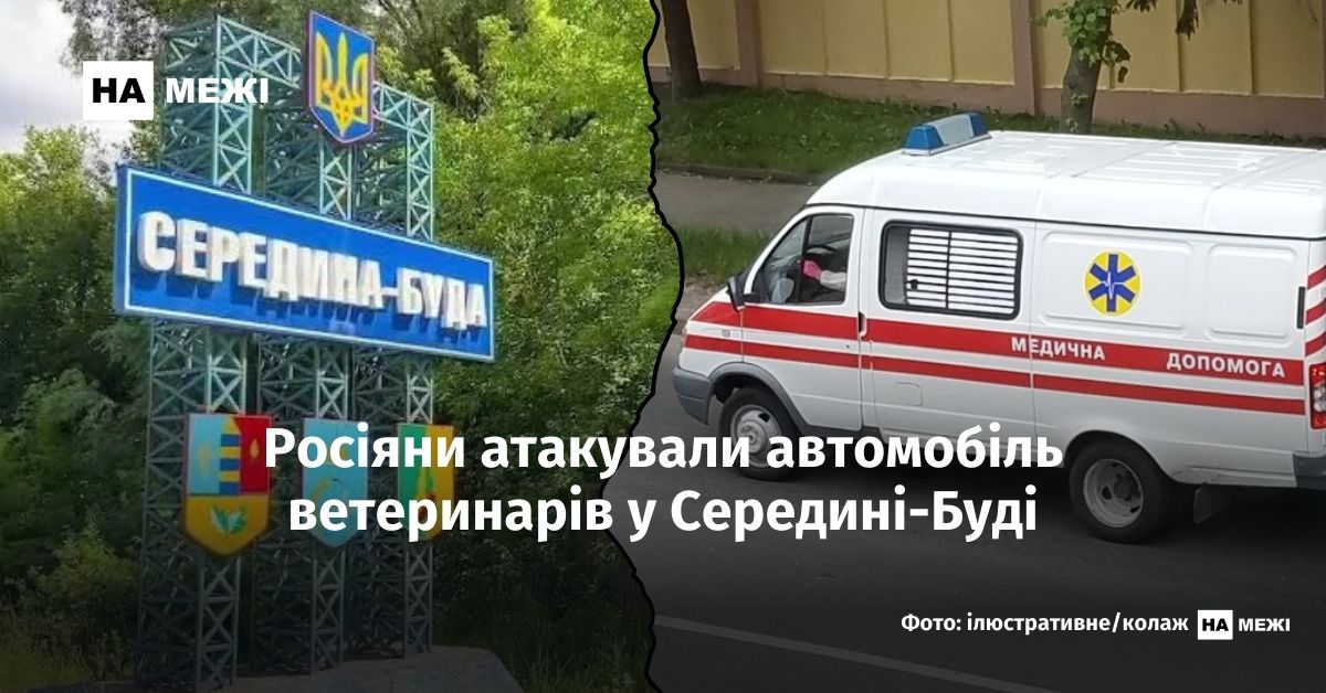 Росіяни атакували автомобіль ветеринарів у Середині-Буді