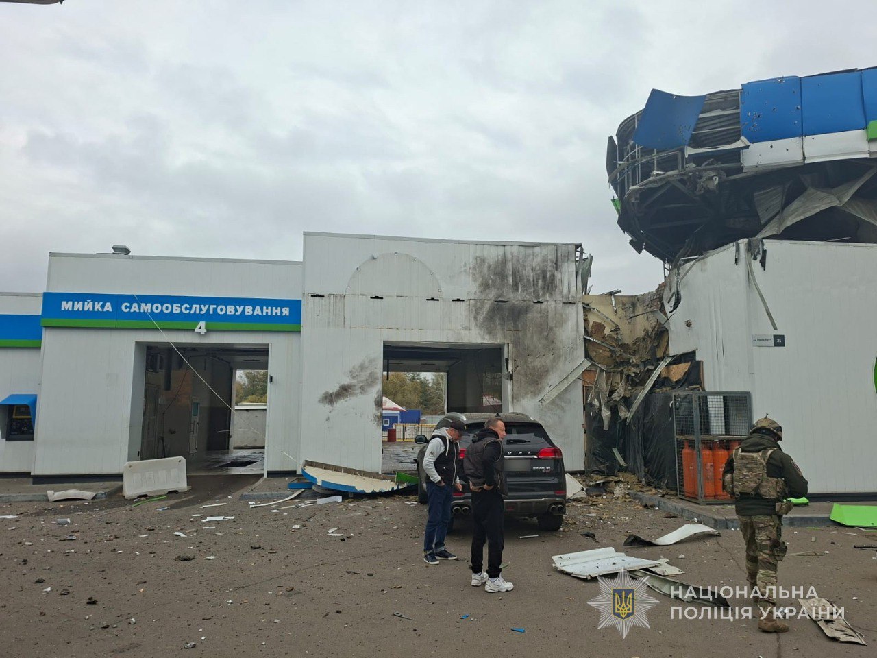 Поліція документує наслідки обстрілу Сум (фото)