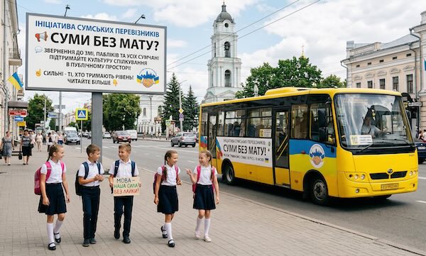 Захистити дітей від брудної лайки: несподіваний заклик сумських перевізників до місцевих ЗМІ та блогерів